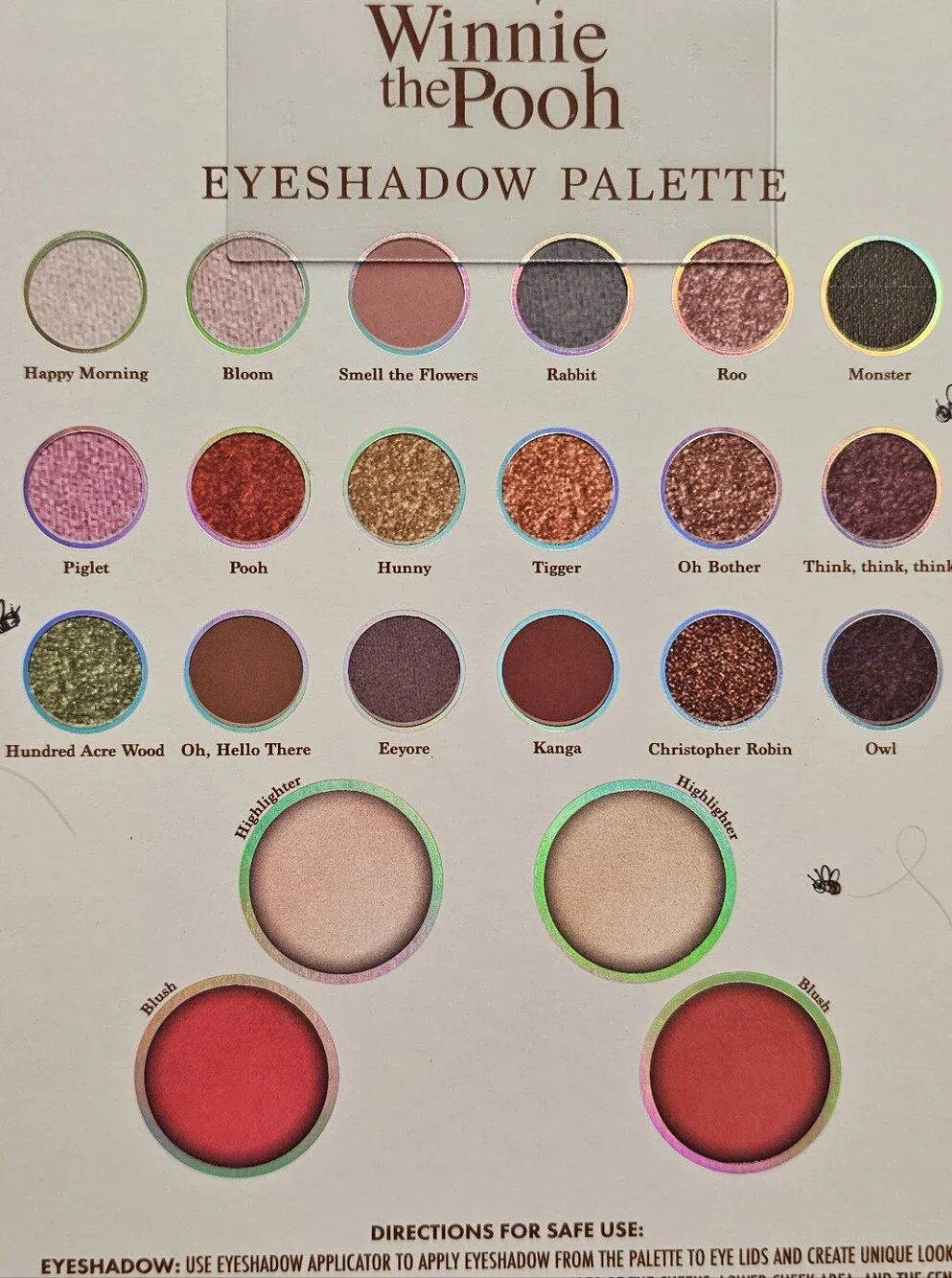 Disney Winnie the Pooh Face & Eyeshadow Palette